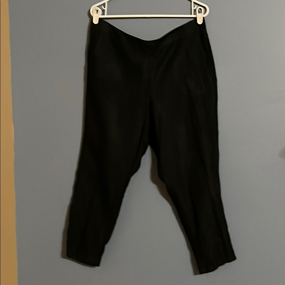 J. Jill Cropped Linen Pants